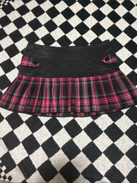Candie's Dresses & Skirts - Vintage Candie's Plaid Pleated Micro Mini Skirt